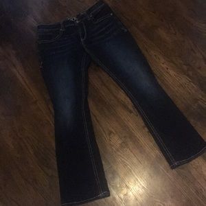 Buckle Black Bootcut Jeans